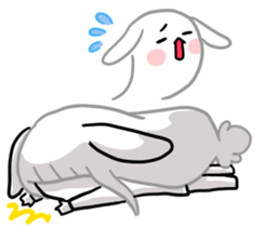 White rabbit white rabbit sticker #13073846
