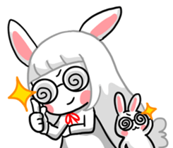 White rabbit white rabbit sticker #13073847