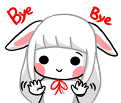 White rabbit white rabbit sticker #13073849