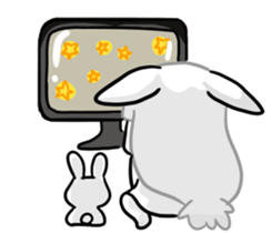 White rabbit white rabbit sticker #13073852