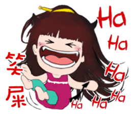 The little Angel and the little Devil 4 sticker #13073900