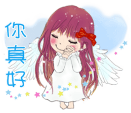 The little Angel and the little Devil 4 sticker #13073909