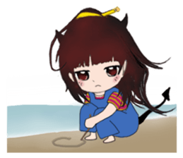 The little Angel and the little Devil 4 sticker #13073914