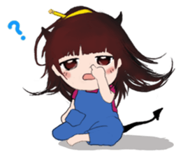 The little Angel and the little Devil 4 sticker #13073926