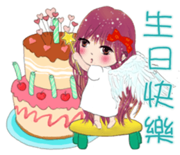 The little Angel and the little Devil 4 sticker #13073931