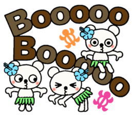 Shirokuma three brothers! Hawaii mood 1 sticker #13074265