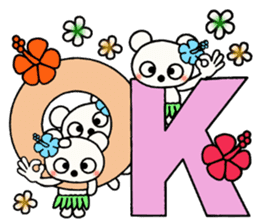 Shirokuma three brothers! Hawaii mood 1 sticker #13074284