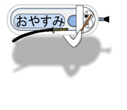 Japanese style restroom talk. The World! sticker #13074342