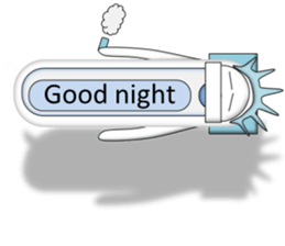 Japanese style restroom talk. The World! sticker #13074343