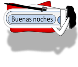 Japanese style restroom talk. The World! sticker #13074344