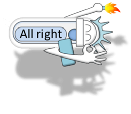 Japanese style restroom talk. The World! sticker #13074359