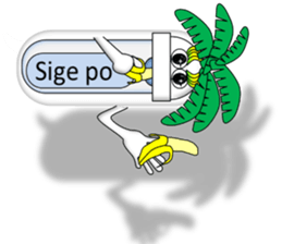 Japanese style restroom talk. The World! sticker #13074372