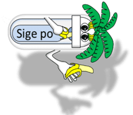 Japanese style restroom talk. The World! sticker #13074372