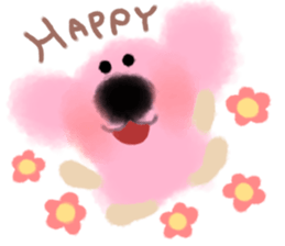 pink dog yeah! sticker #13074563