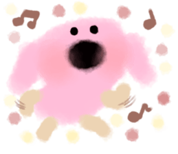 pink dog yeah! sticker #13074583