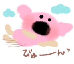 pink dog yeah! sticker #13074584