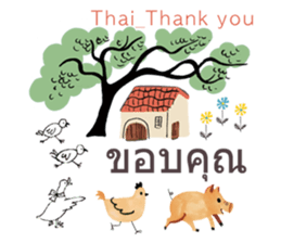 Thank You and Hello around the world sticker #13074600