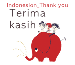 Thank You and Hello around the world sticker #13074602