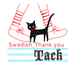 Thank You and Hello around the world sticker #13074605