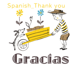 Thank You and Hello around the world sticker #13074606