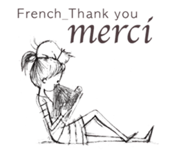 Thank You and Hello around the world sticker #13074608