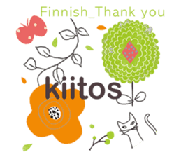 Thank You and Hello around the world sticker #13074610