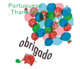 Thank You and Hello around the world sticker #13074612