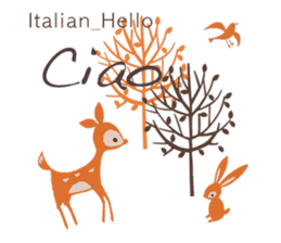 Thank You and Hello around the world sticker #13074623