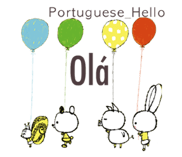 Thank You and Hello around the world sticker #13074632