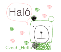 Thank You and Hello around the world sticker #13074635