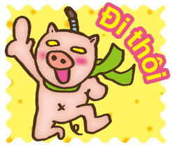 Easy! Vietnamese! Piglet -kun sticker #13074766