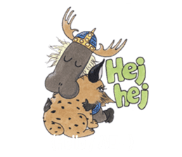 Learn Swedish with Viking & Lillan sticker #13074998