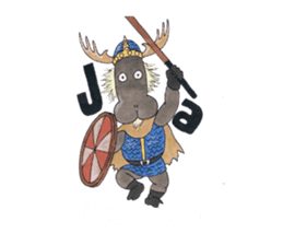 Learn Swedish with Viking & Lillan sticker #13074999