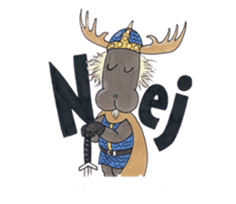 Learn Swedish with Viking & Lillan sticker #13075000