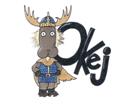 Learn Swedish with Viking & Lillan sticker #13075006