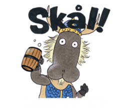 Learn Swedish with Viking & Lillan sticker #13075014