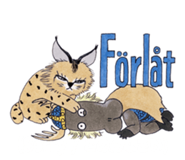 Learn Swedish with Viking & Lillan sticker #13075017