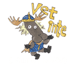 Learn Swedish with Viking & Lillan sticker #13075019