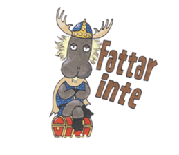Learn Swedish with Viking & Lillan sticker #13075024