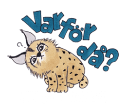 Learn Swedish with Viking & Lillan sticker #13075028