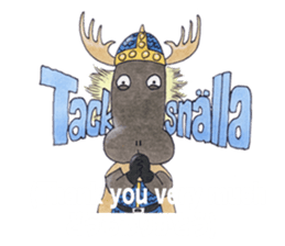 Learn Swedish with Viking & Lillan sticker #13075029