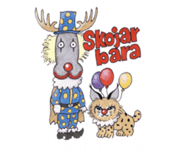 Learn Swedish with Viking & Lillan sticker #13075035