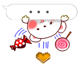 Japanese + Russian. Polar Bear sticker #13075038