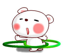 Japanese + Russian. Polar Bear sticker #13075064