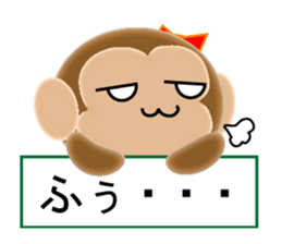 Sticker colorful 2016 Zodiac monkey6 sticker #13075148