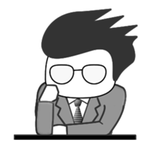 Annoying office worker 1 (Anime) sticker #13075567