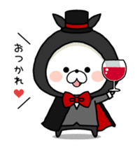 Halloween party in bear's house. sticker #13075623
