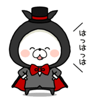 Halloween party in bear's house. sticker #13075635