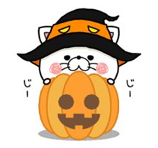 Halloween party in bear's house. sticker #13075644