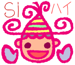 Try to use the Italian and Japanese sticker #13076752